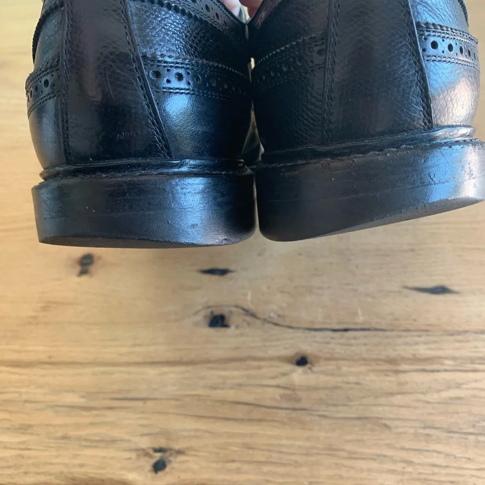 Florsheim Imperial‎ Vintage Black Wingtip Dress Shoe Men’s 10 1/2 Preowned